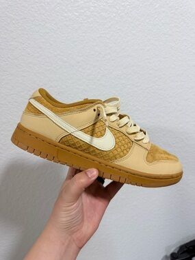 Nike Dunk Low Wheat & Cream Suede Low-Top